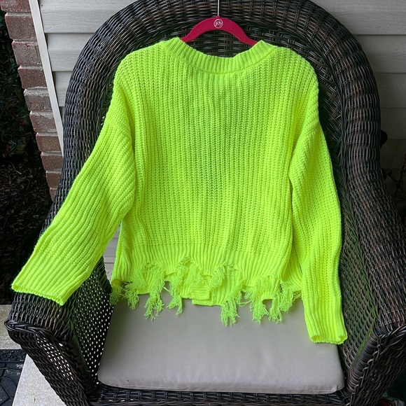 Rue 21 Polly Esther Neon Sweater XL - Picture 8 of 8